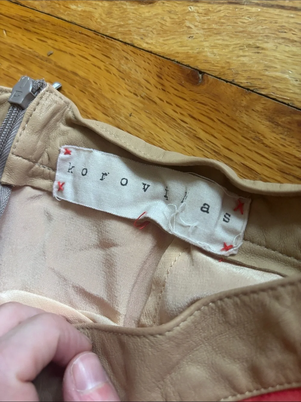 Korovillas 100% Silk Tomato Hailley Skirt